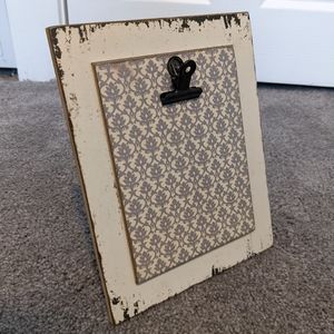Rustic Photo Clip Frame